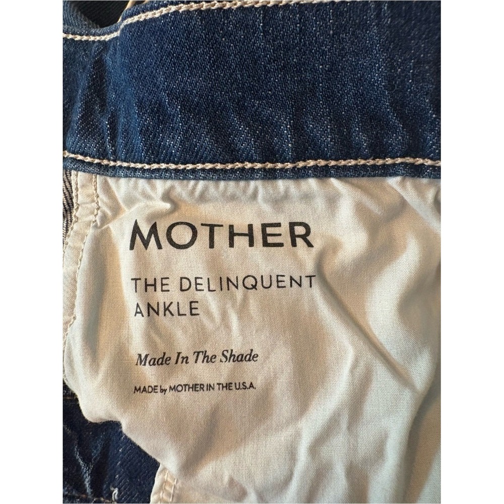 Mother Superior The Delinquent Ankle Jeans Women 28 NWT Wide Leg Made In Shade - Picture 11 of 14